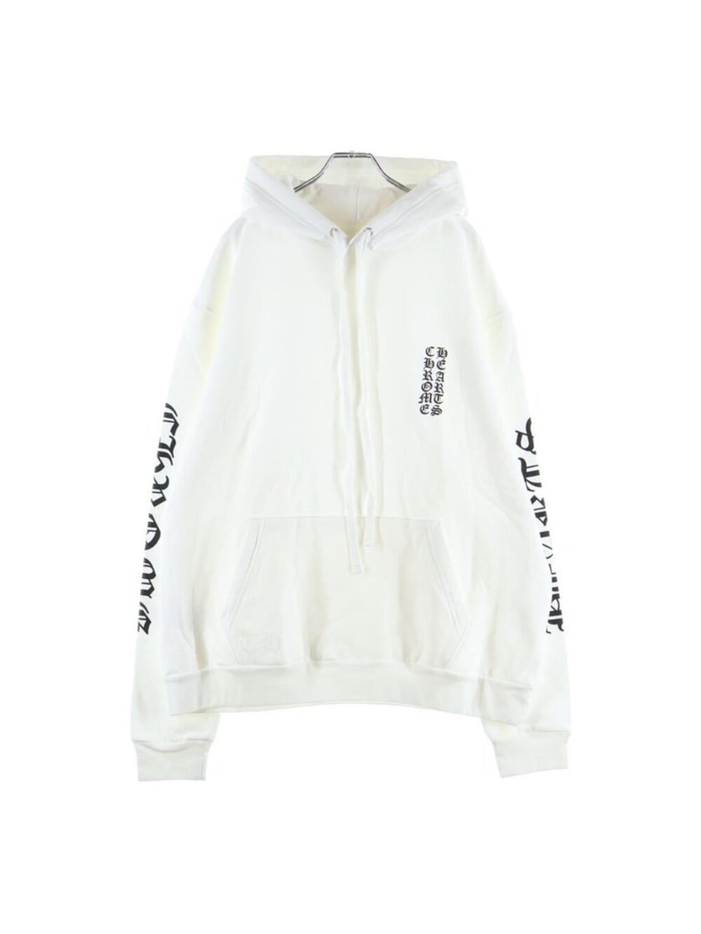 Chrome Hearts Sweatshirt Plvr Arm Logo Print Pullover Hoodie White
